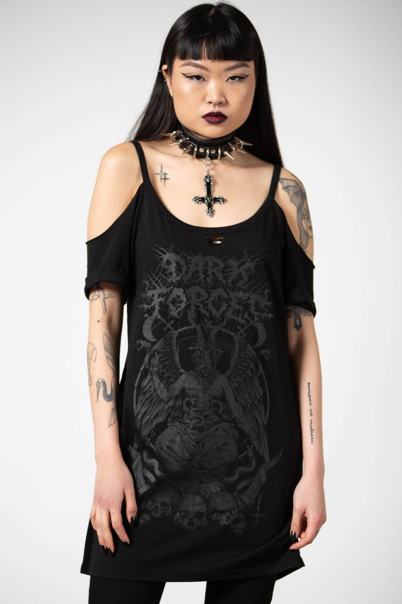 Dark Forces Distress Top sold by Killstar product image thumbnail 2