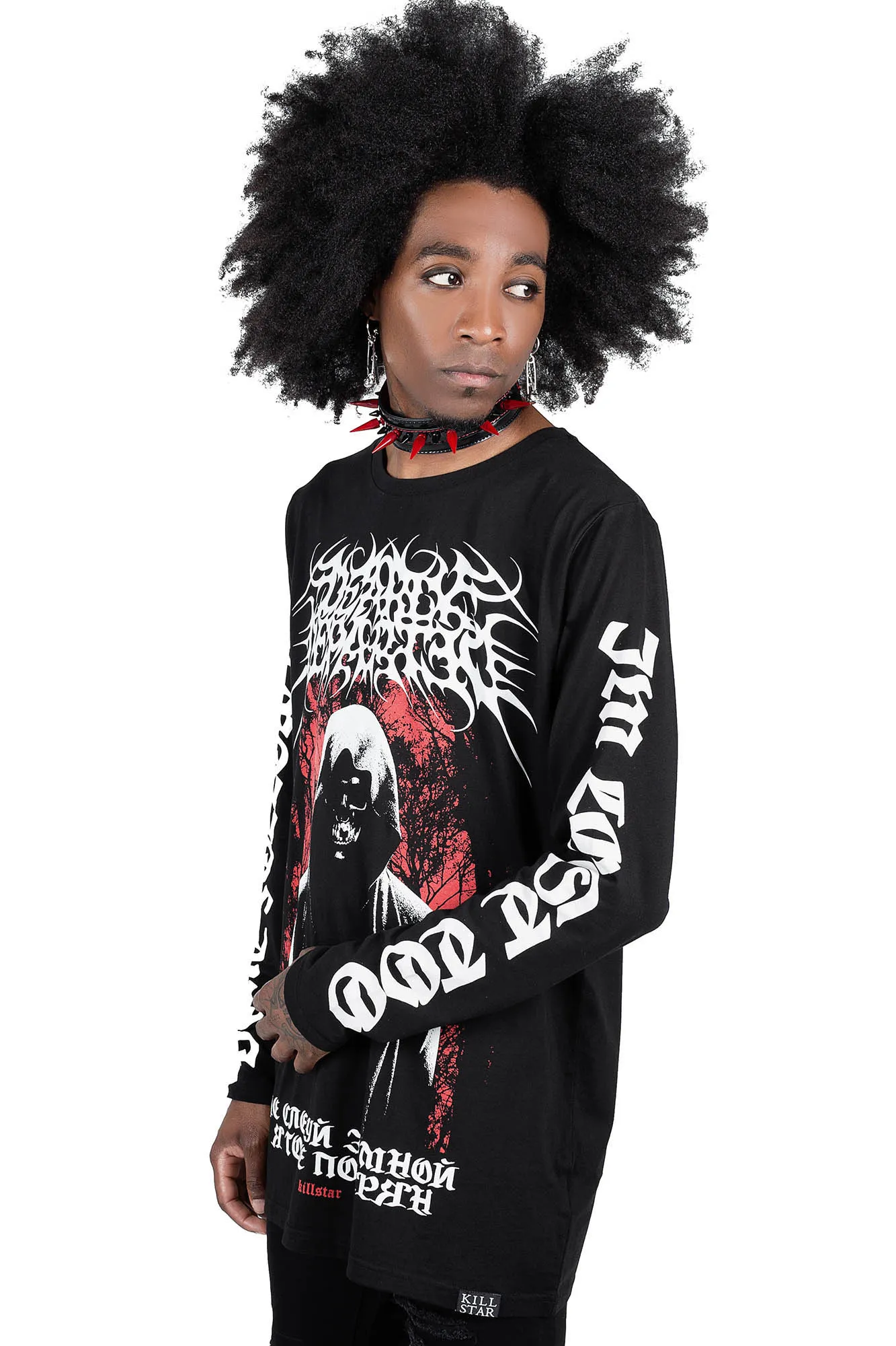 Departed Long Sleeve Top sold by Killstar product image thumbnail 4