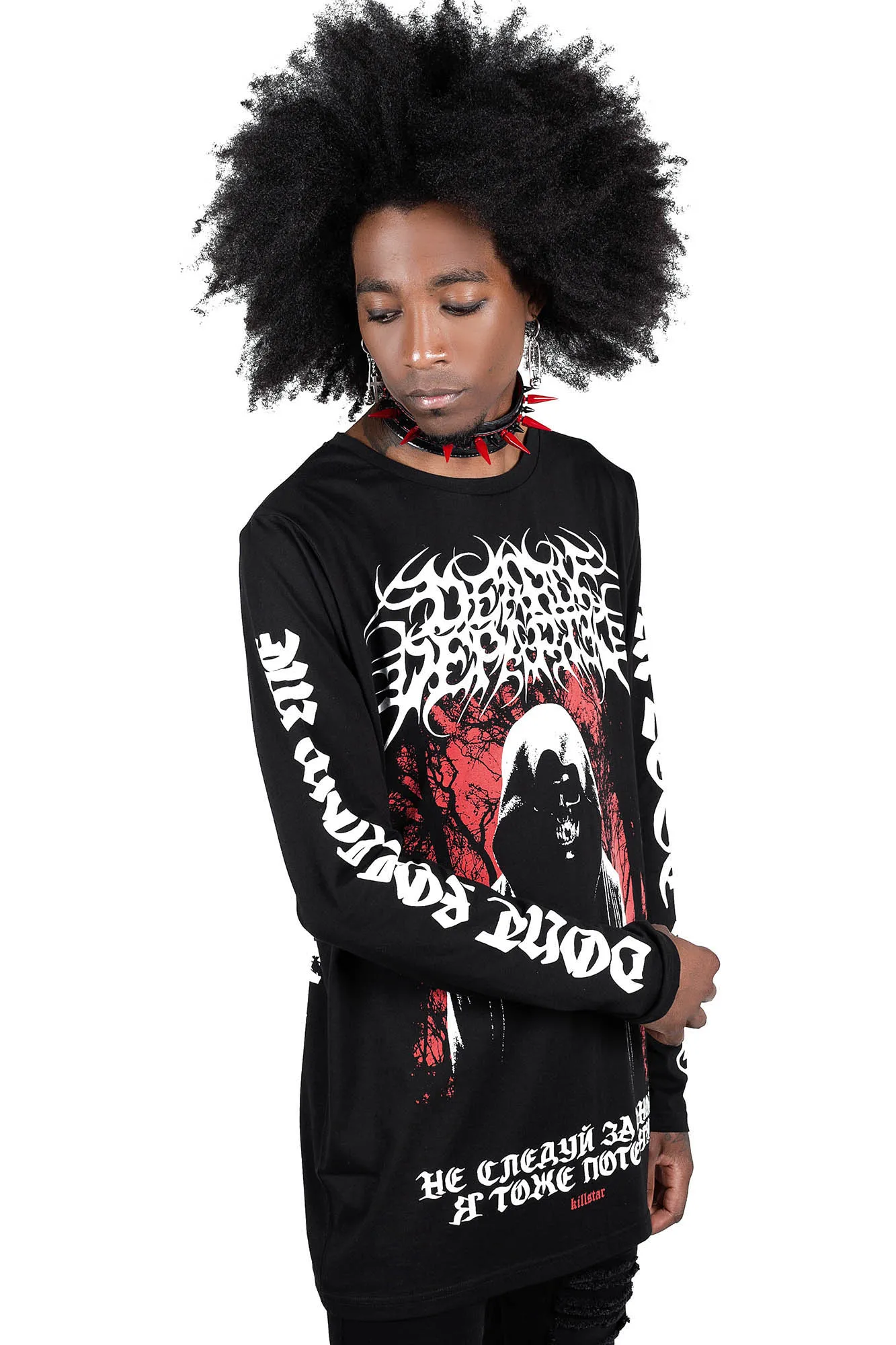 Departed Long Sleeve Top sold by Killstar product image thumbnail 5