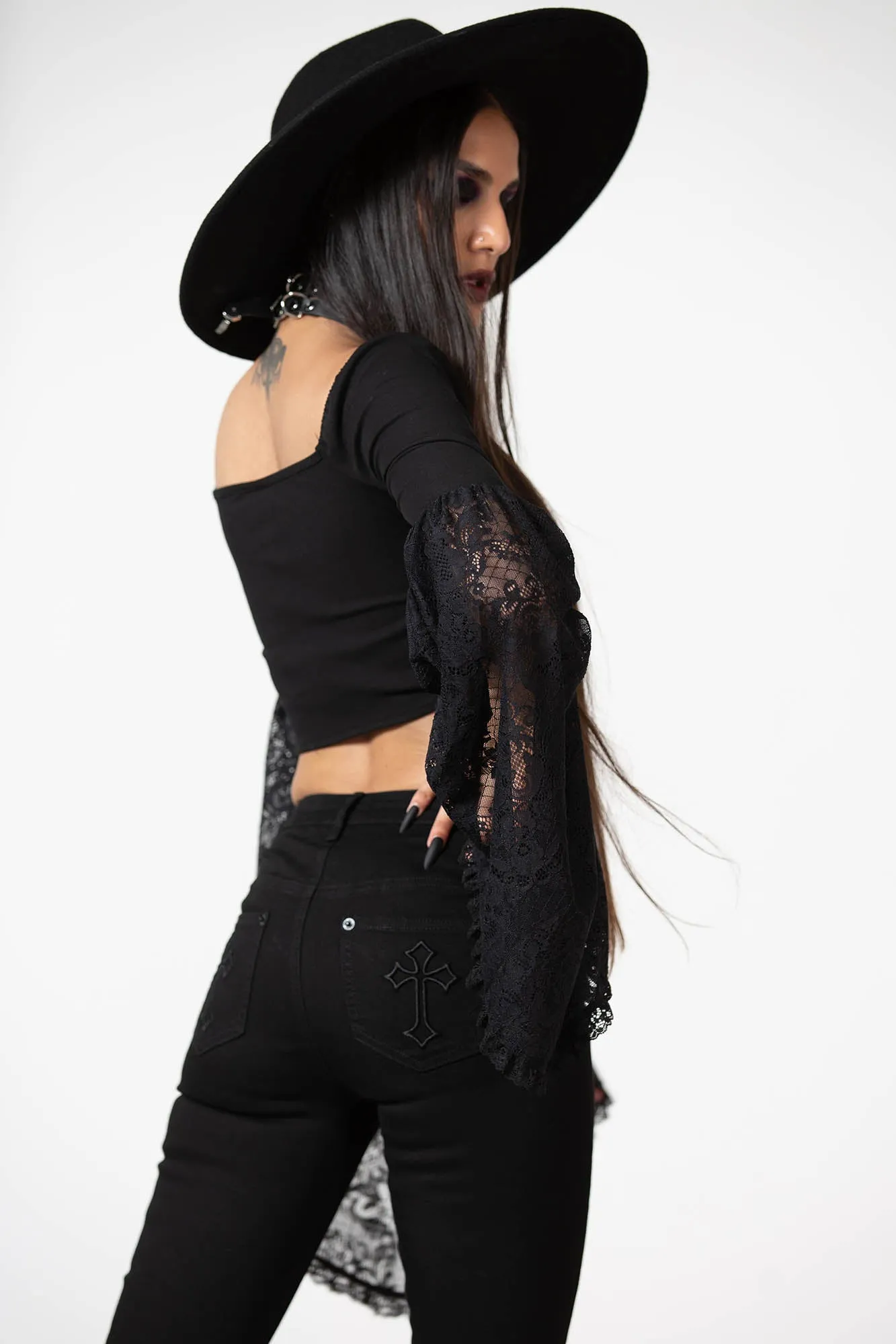 Sentina Long Sleeve Top sold by Killstar product image thumbnail 5