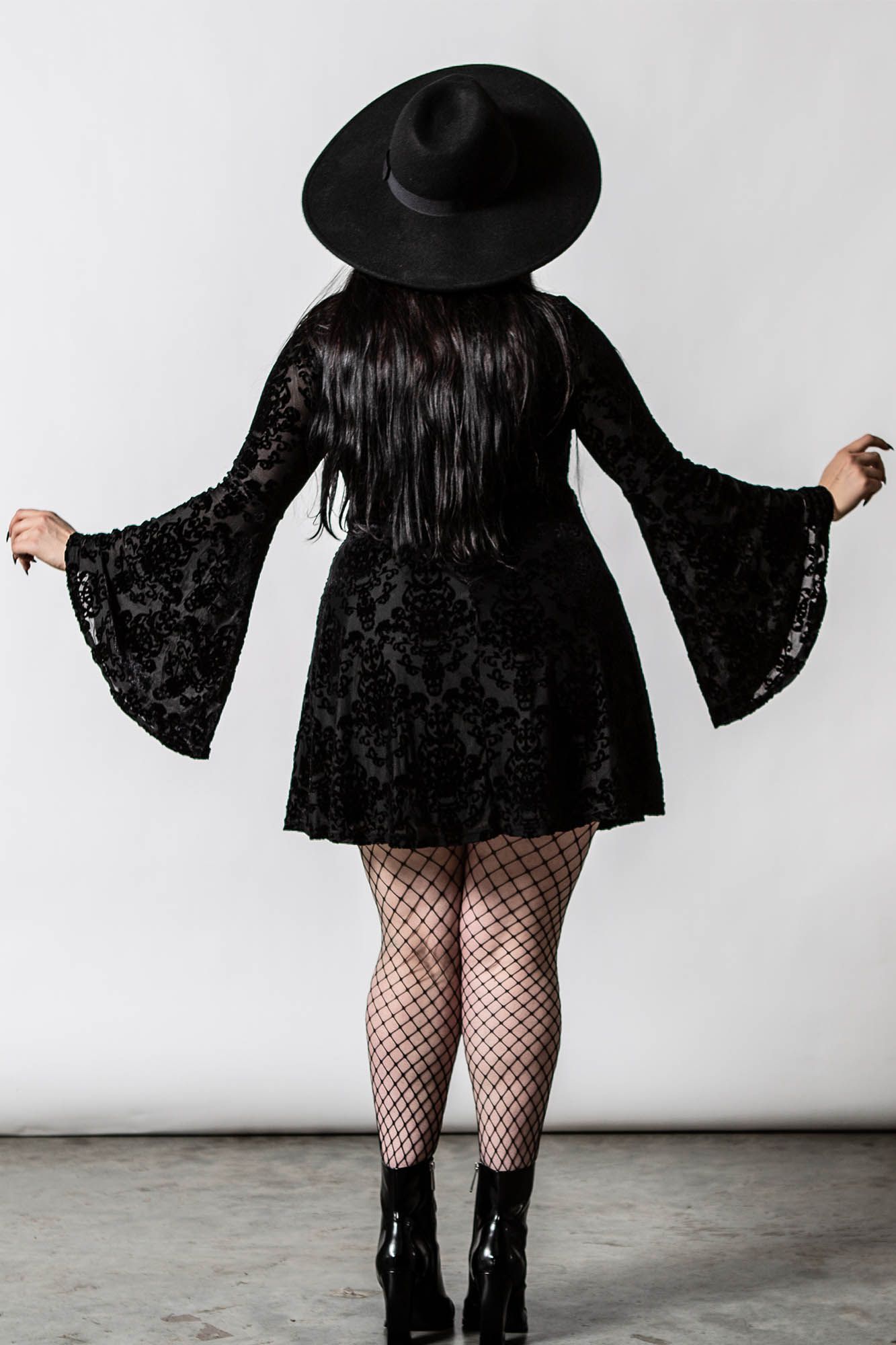 Lost Kingdom Lace-Up Dress - Resurrect sold by Killstar product image thumbnail 2