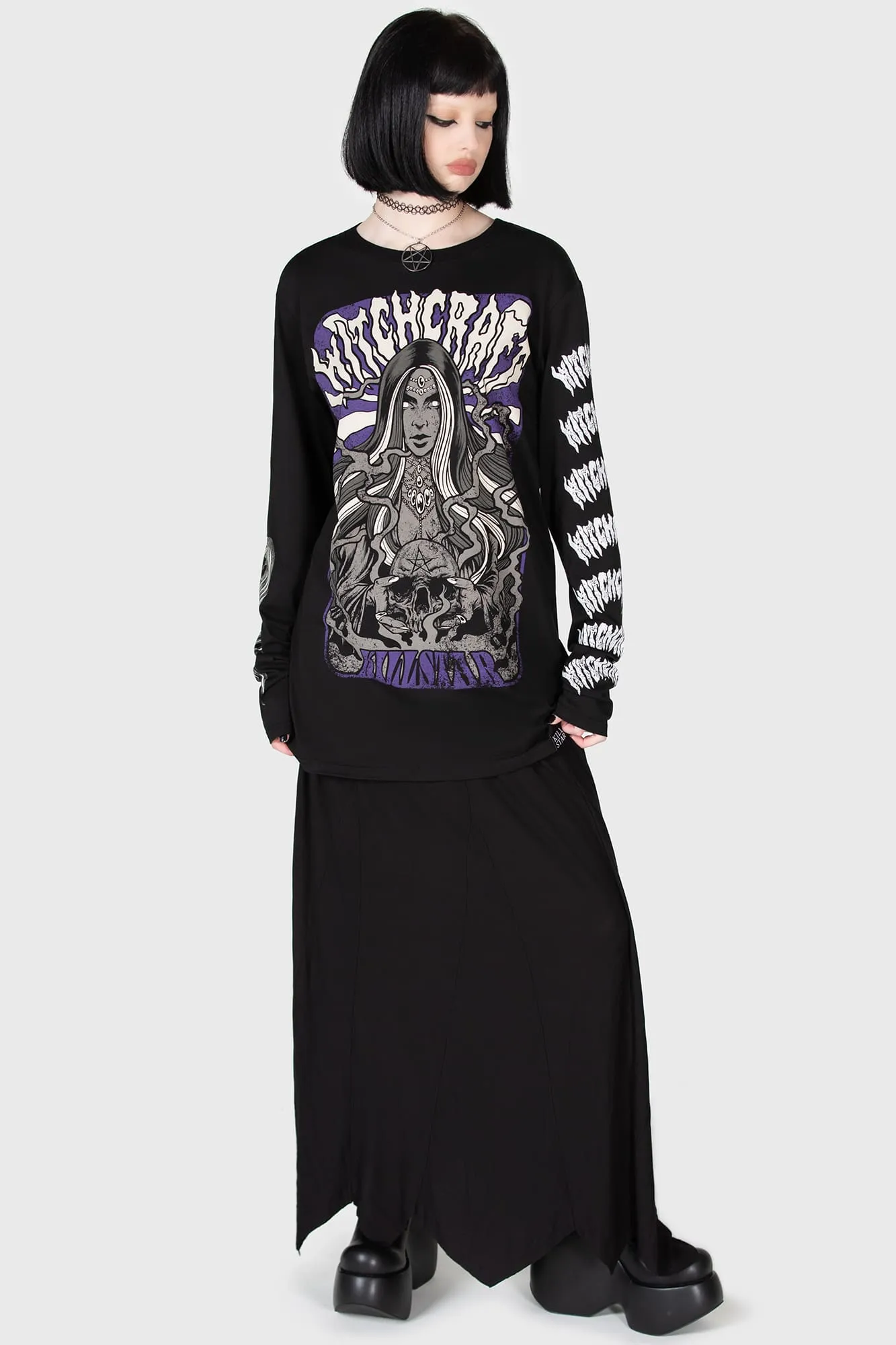 Witchcraft Sins Long Sleeve Top sold by Killstar product image thumbnail 2