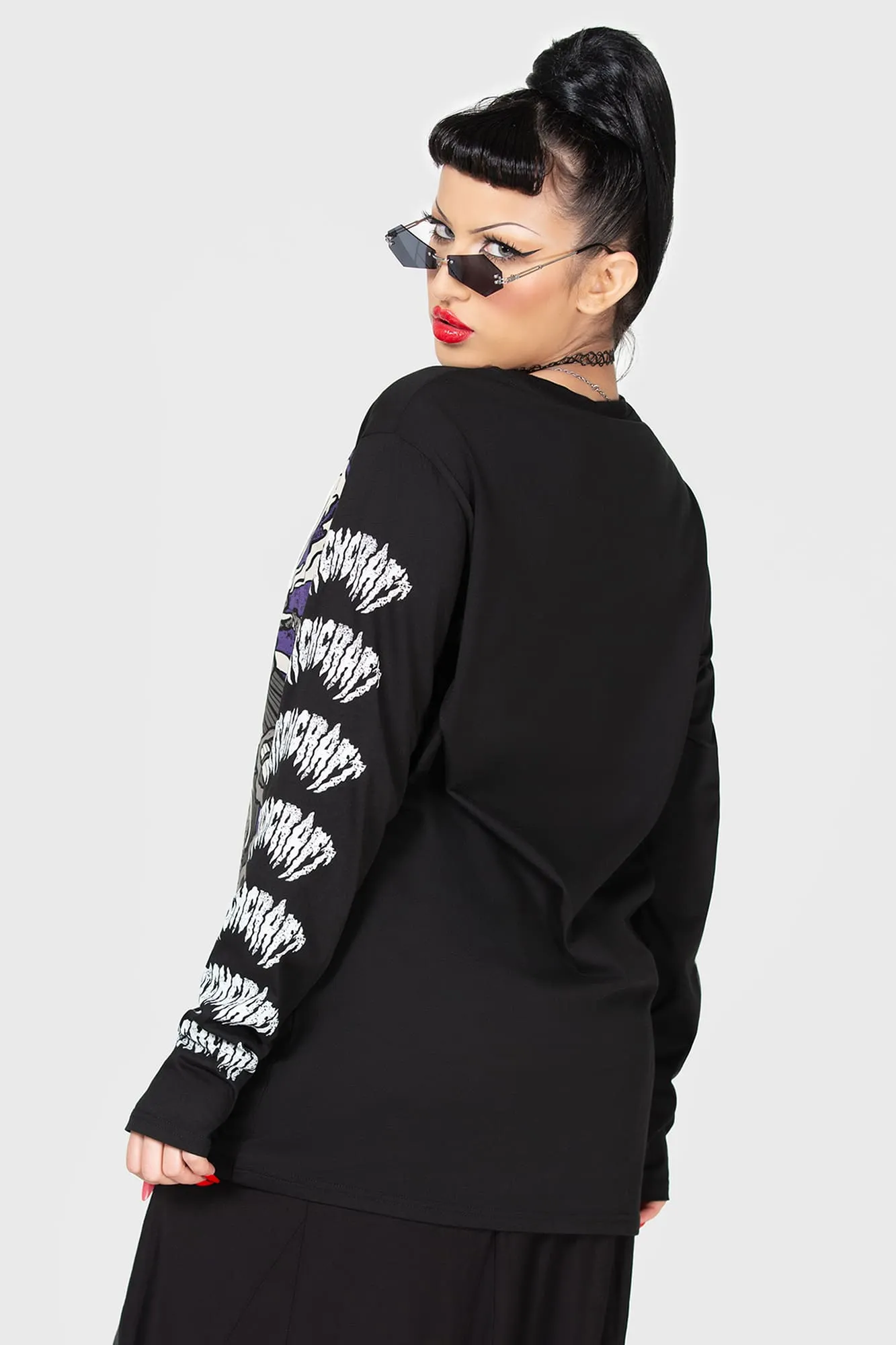 Witchcraft Sins Long Sleeve Top sold by Killstar product image thumbnail 5