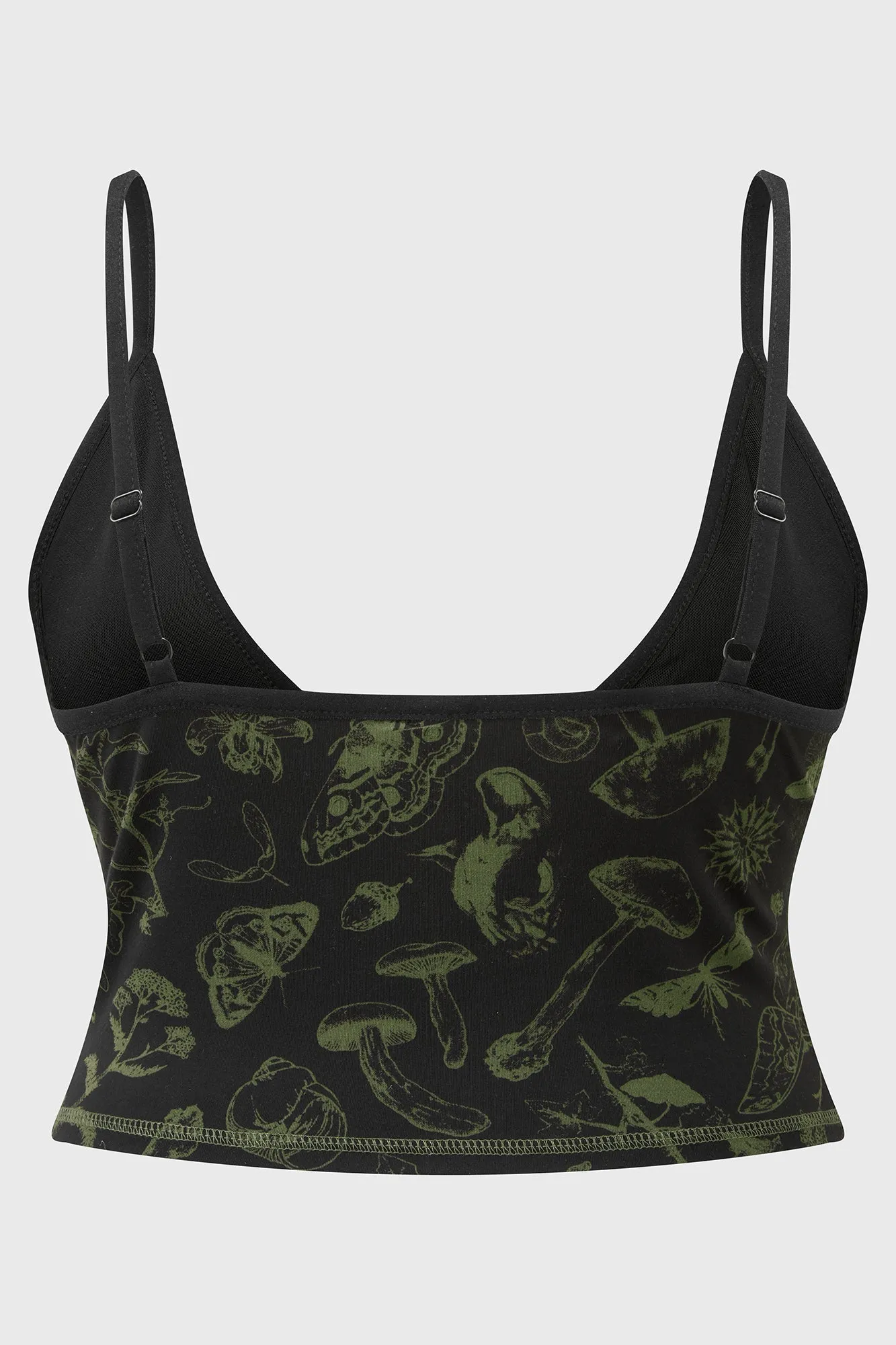 Forest Lush Bralet sold by Killstar product image thumbnail 4