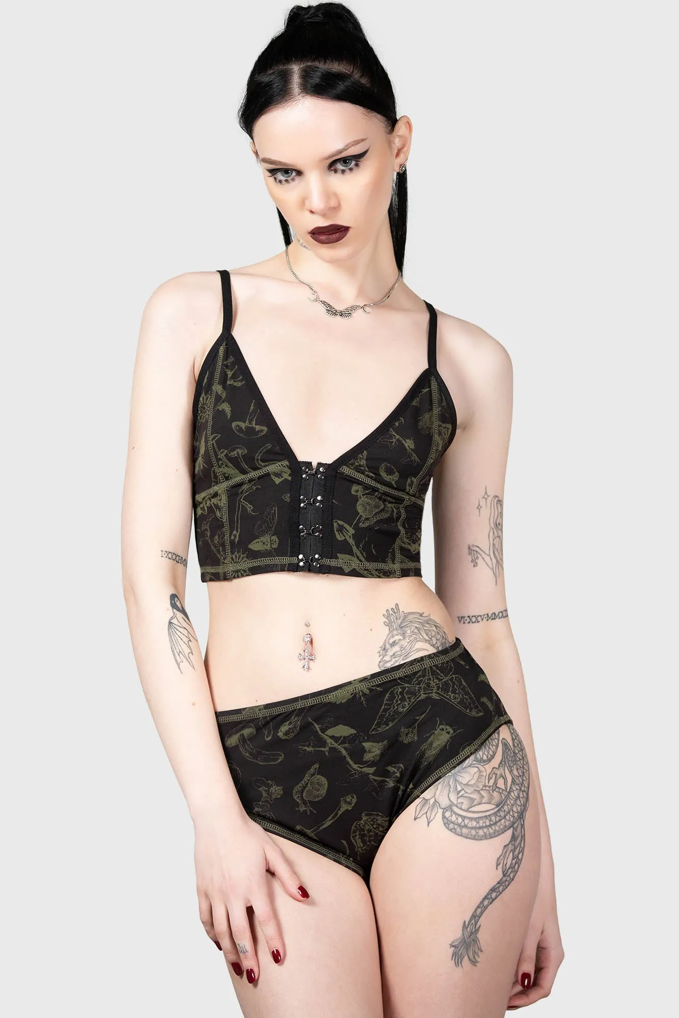 Forest Lush Bralet sold by Killstar