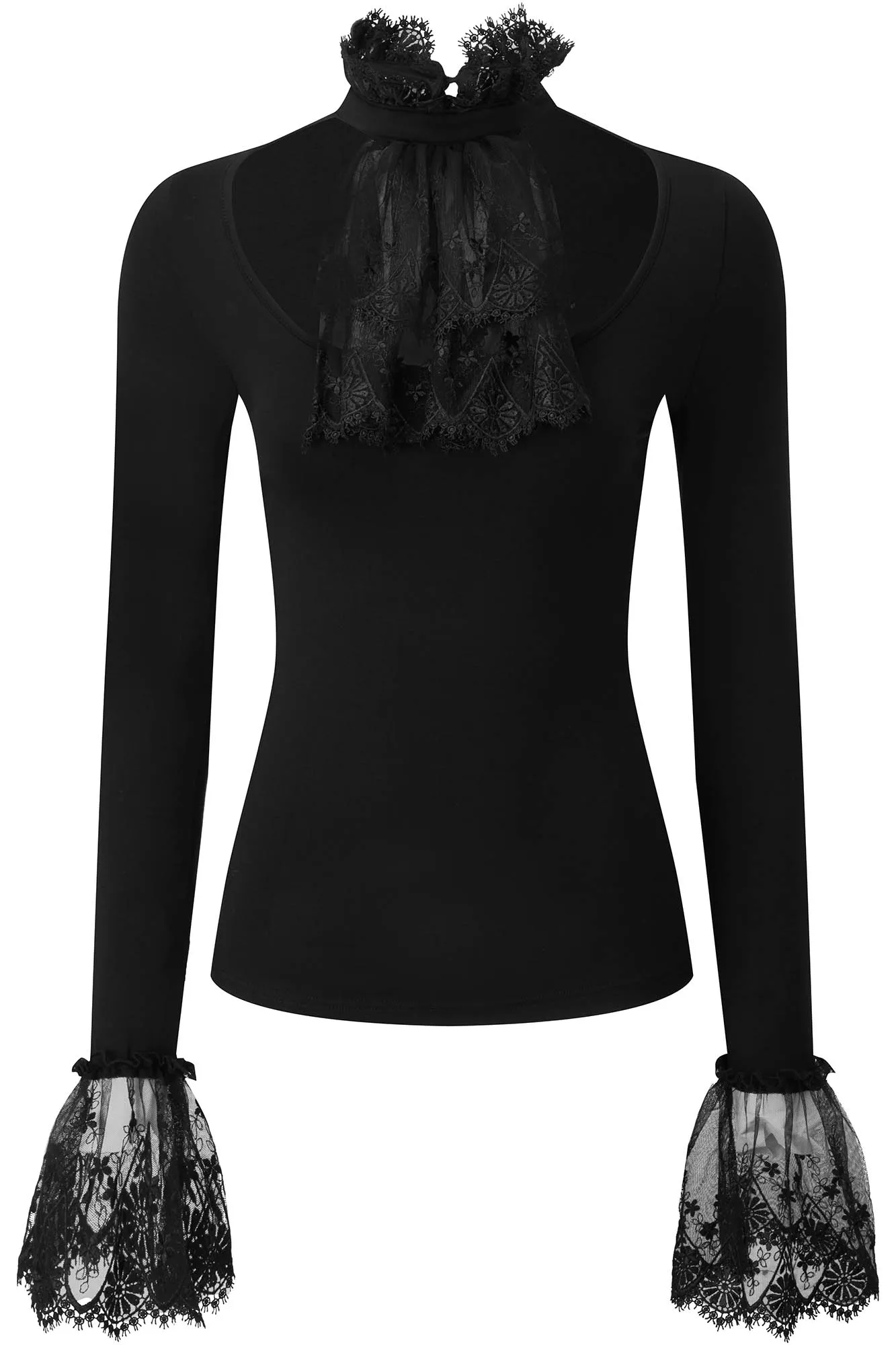 Fiona Ruffle Top - Resurrect sold by Killstar product image thumbnail 5