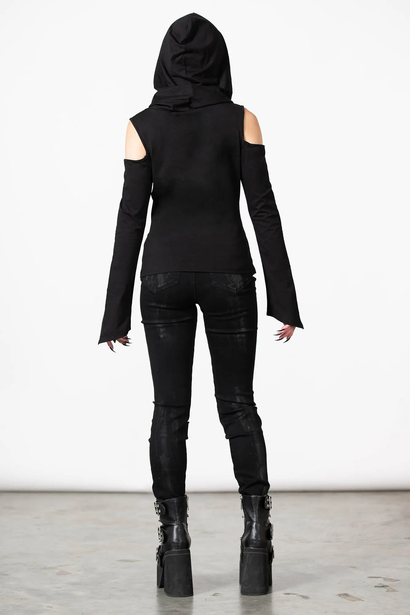 Lore Hooded Top sold by Killstar product image thumbnail 5