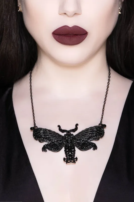 Tinea Morte Necklace [B] sold by Killstar