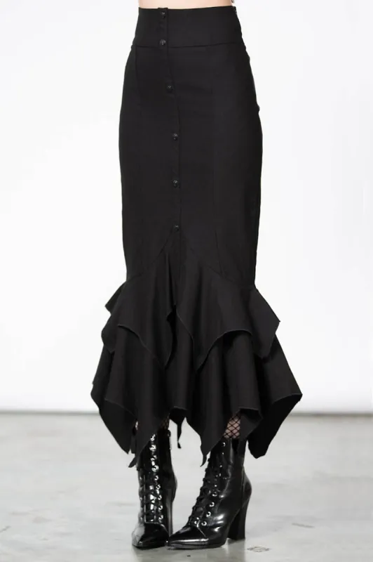 Devina Maxi Skirt Resurrect sold by Killstar