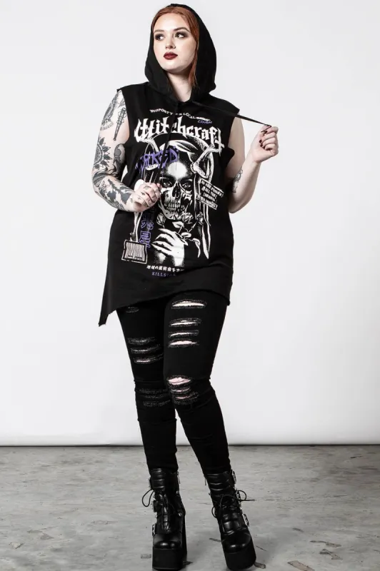 Local Coven Cut-Up Vest Resurrect sold by Killstar