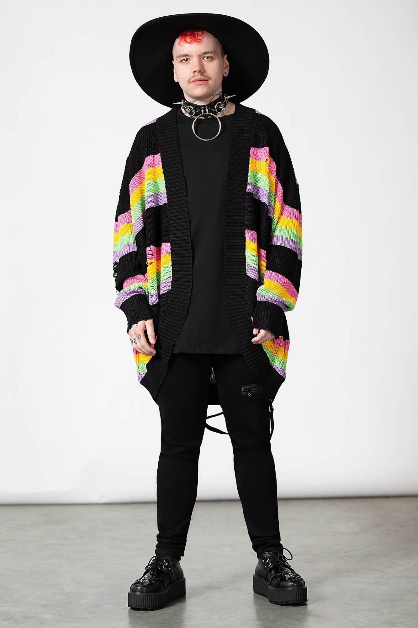 Rainbow Knit Cardigan Resurrect sold by Killstar product image thumbnail 7