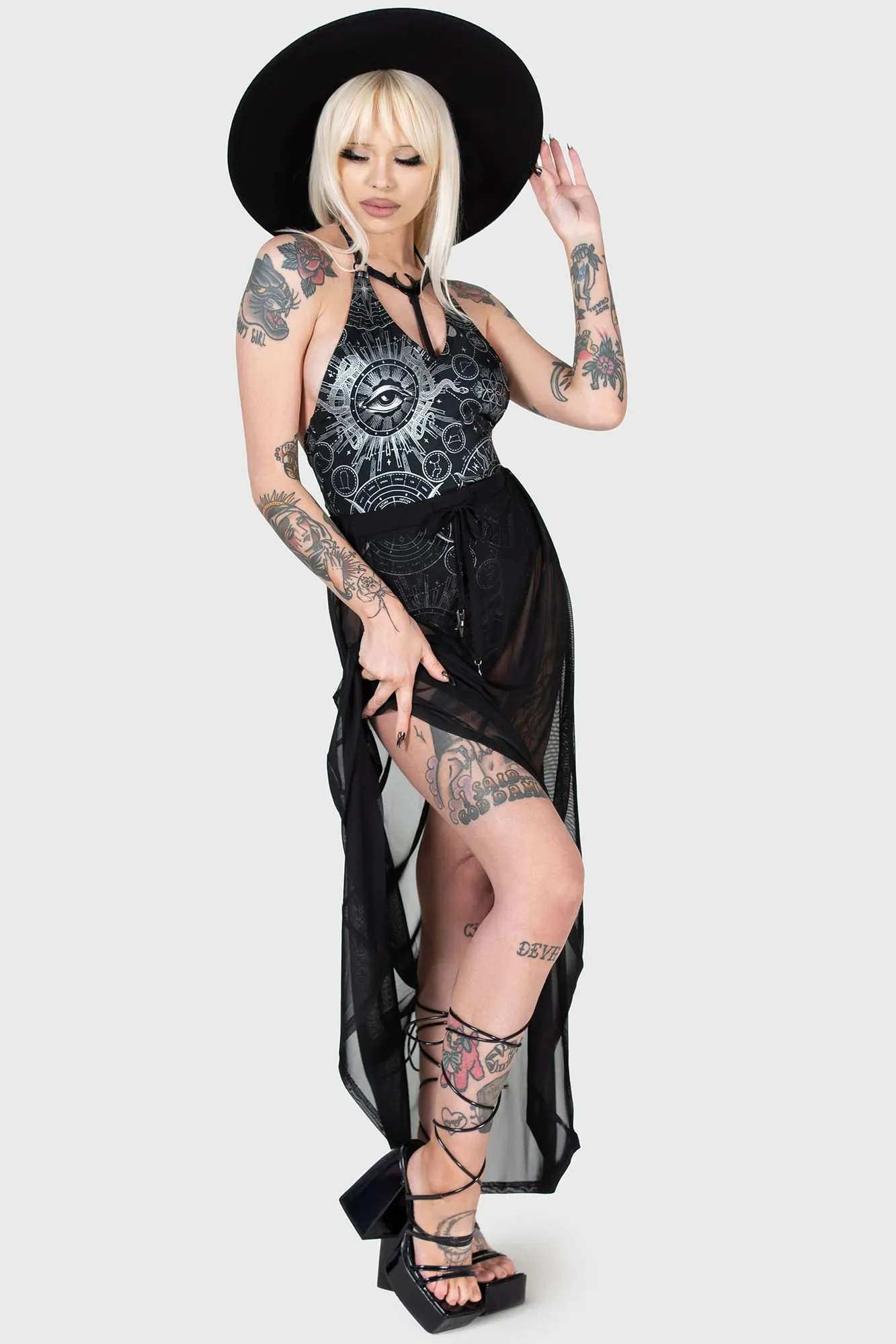Lunar Tide Swimsuit sold by Killstar product image thumbnail 3
