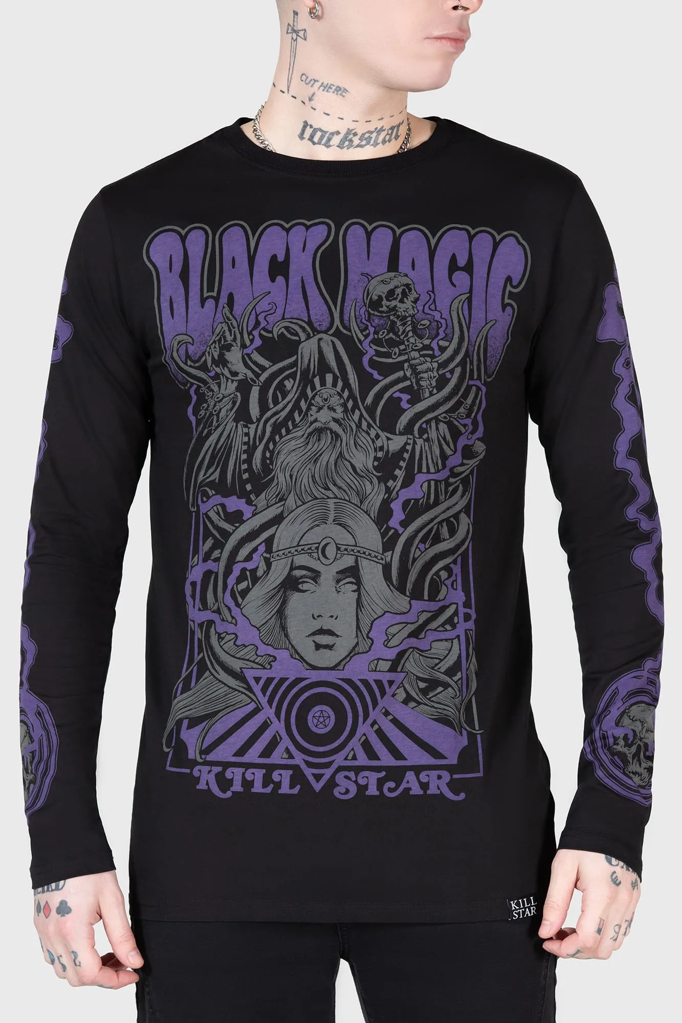 Blac Magick Long Sleeve Top sold by Killstar product image thumbnail 4