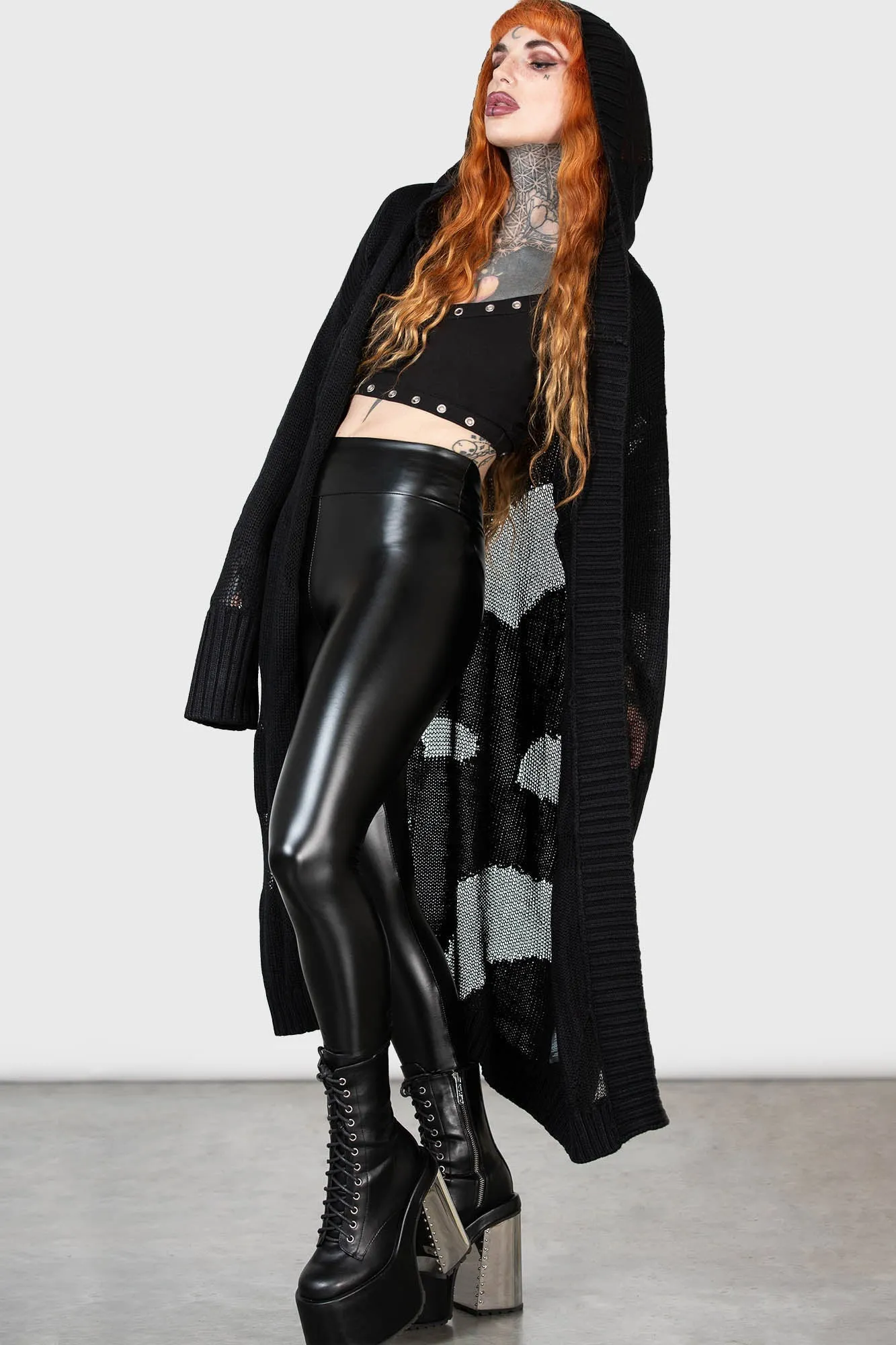 Red Rains Cardigan sold by Killstar product image thumbnail 4