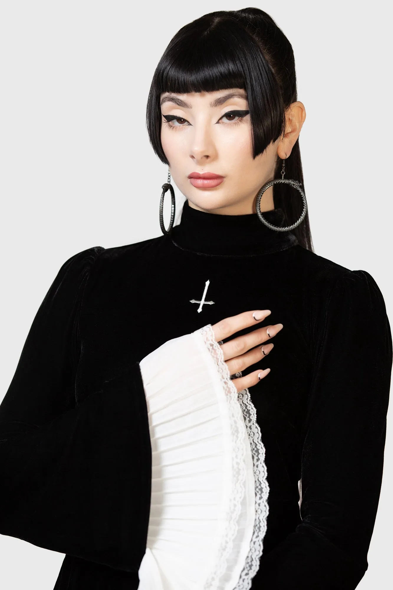 Alexandra's Curse Mini Dress sold by Killstar product image thumbnail 2