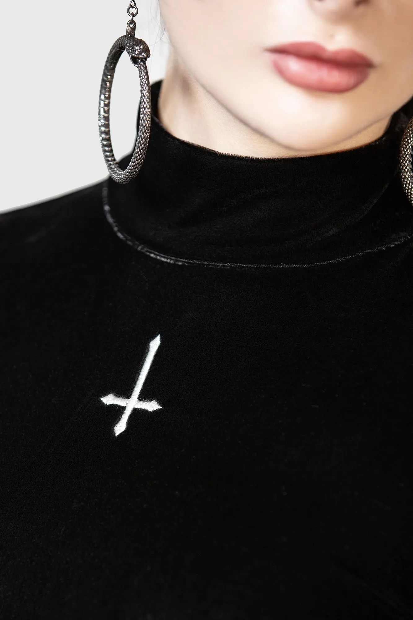 Alexandra's Curse Mini Dress sold by Killstar product image thumbnail 4