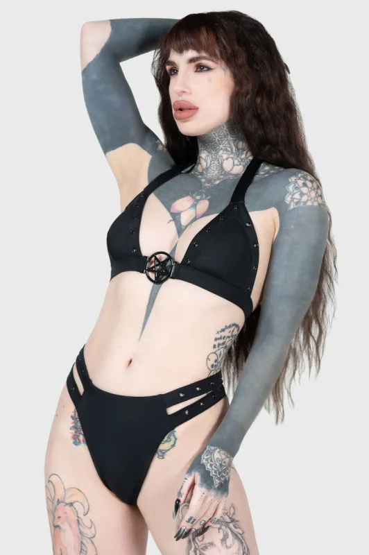 Feelin' Evil Bikini sold by Killstar