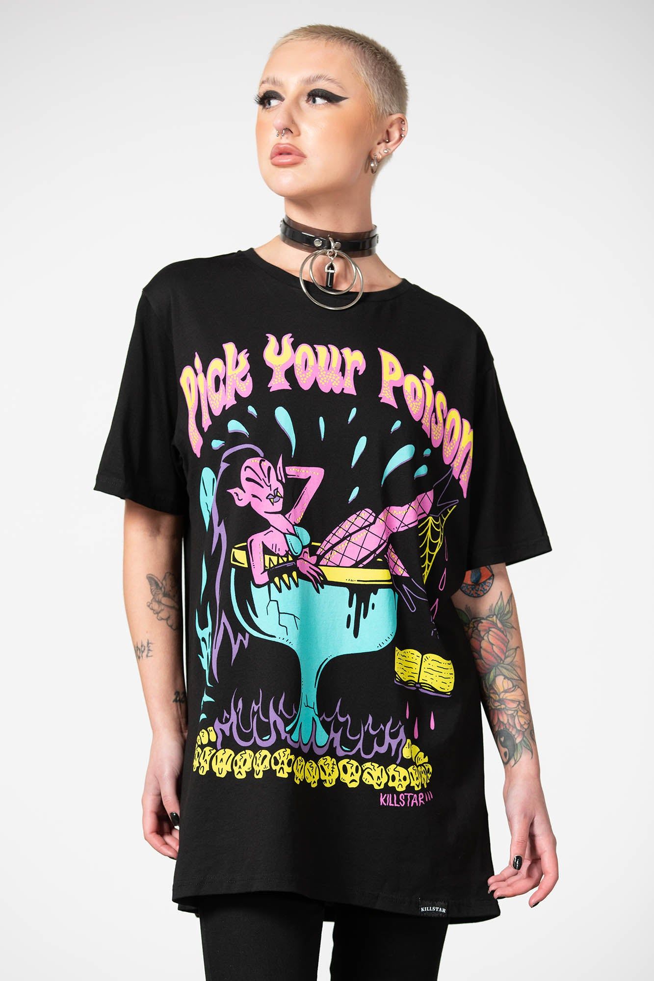 Pick Your Poison T-Shirt sold by Killstar