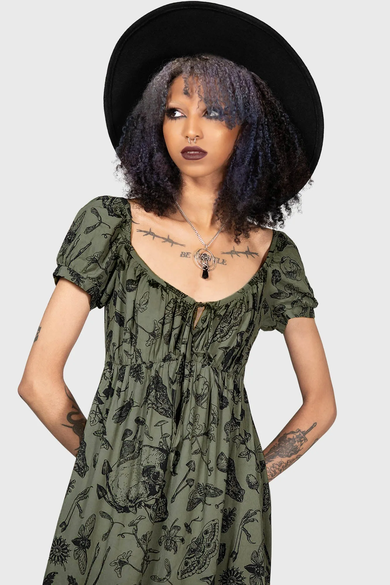 Forestine Maxi Dress sold by Killstar product image thumbnail 4