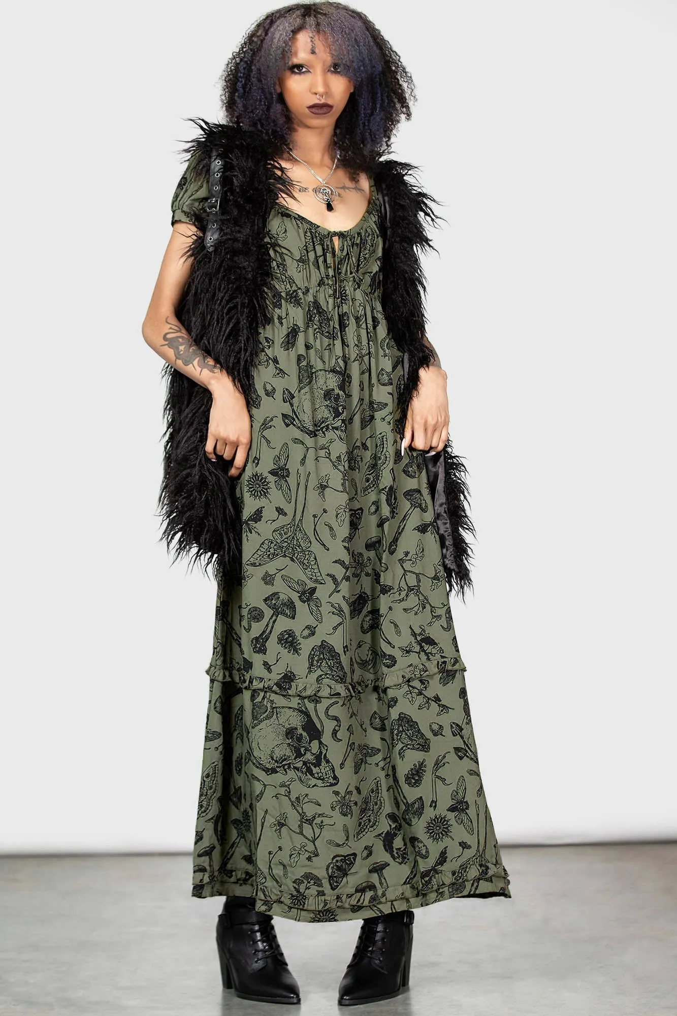 Forestine Maxi Dress sold by Killstar product image thumbnail 3