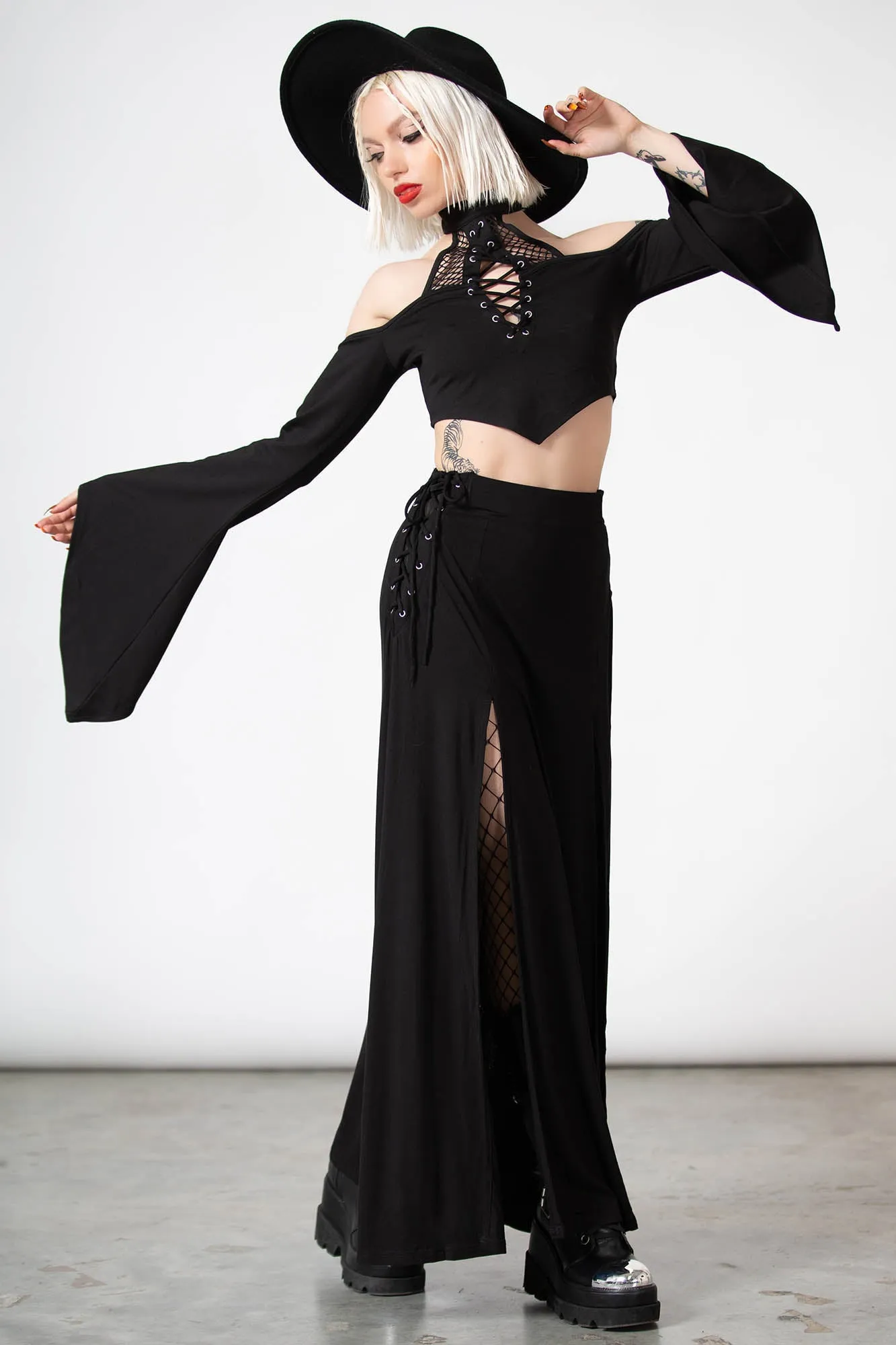 Maidenhead Cold Shoulder Top sold by Killstar product image thumbnail 4