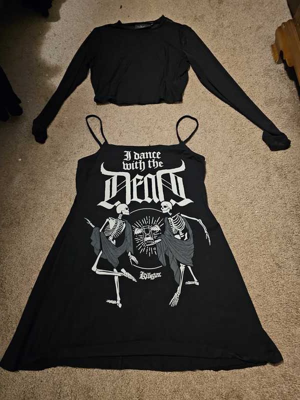 Deathdanse Two-Piece Dress Resurrect sold by Killstar product image thumbnail 5