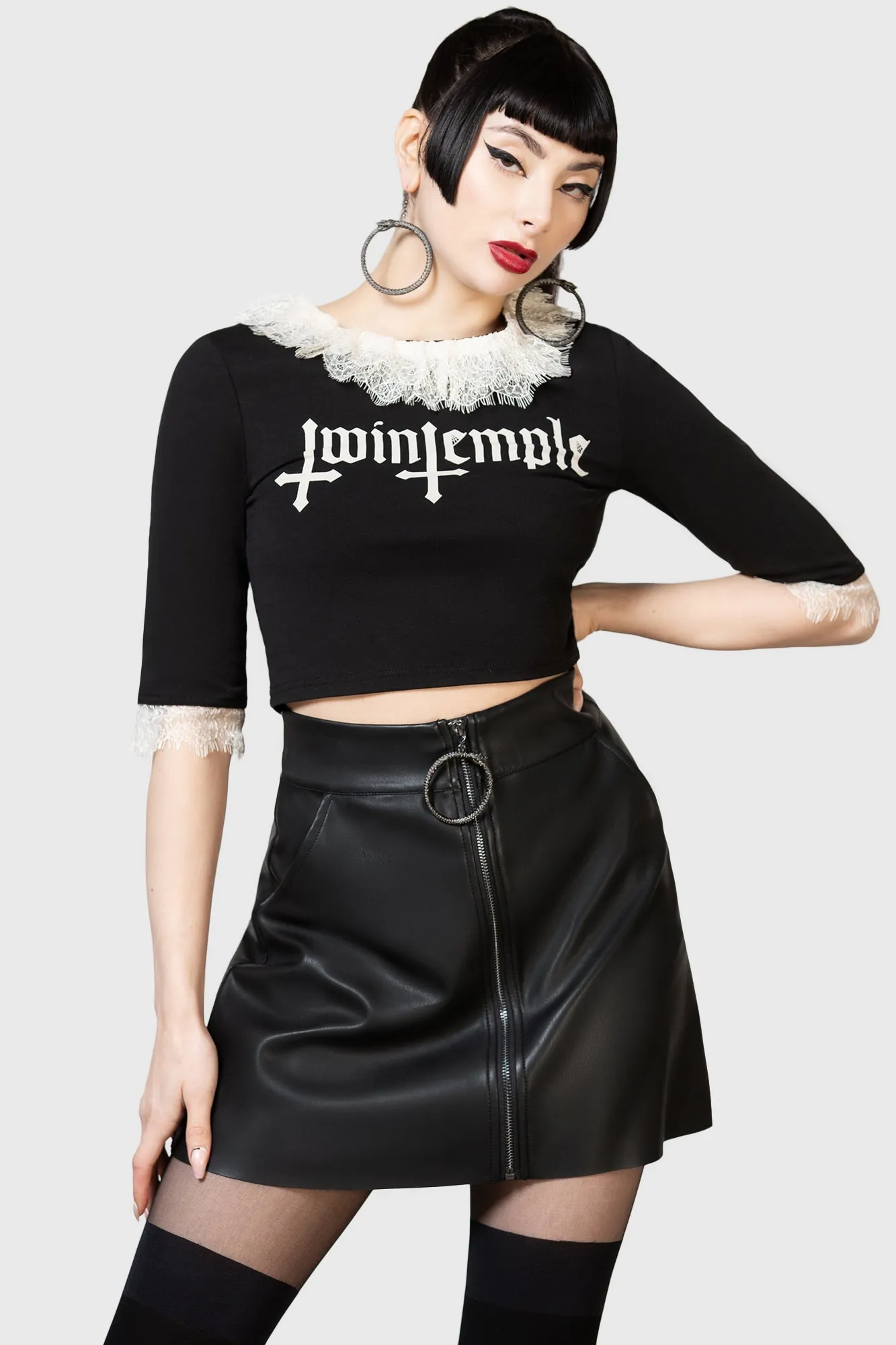 Hexen Shrunken T Shirt sold by Killstar product image thumbnail 2