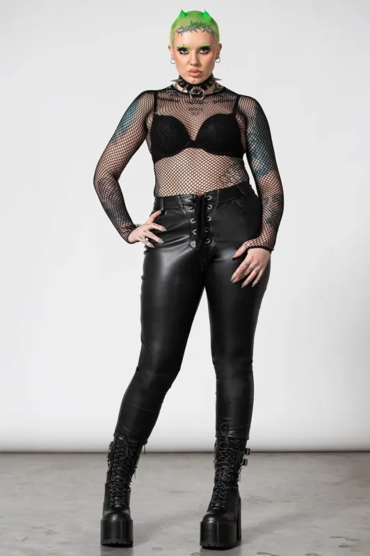 Hellrazor Fishnet Top [B] sold by Killstar