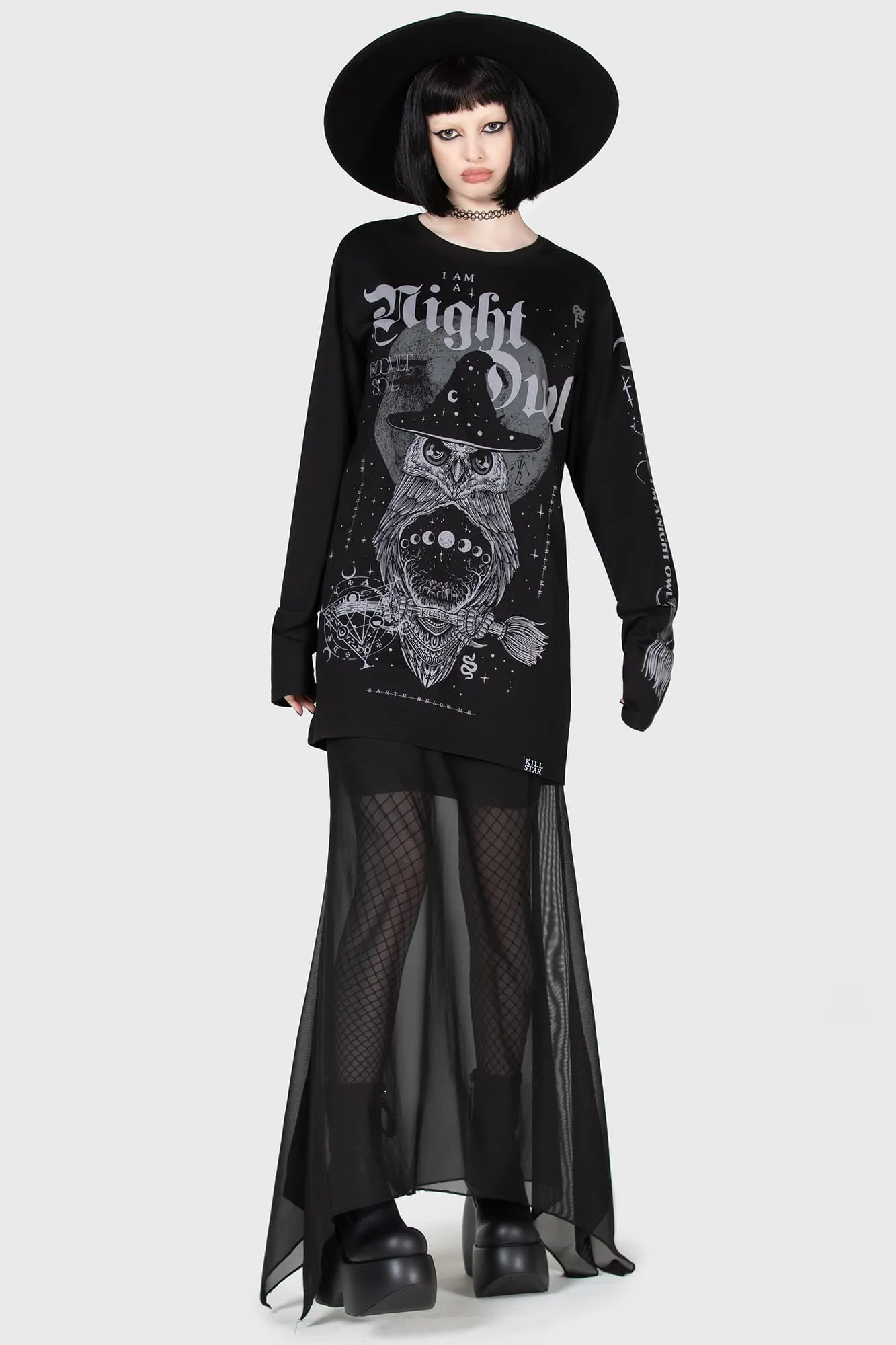Occult Soul Long Sleeve Top sold by Killstar product image thumbnail 3