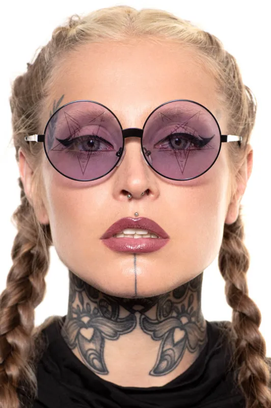 Nocturnal Daze Sunglasses [LILAC] made by Killstar