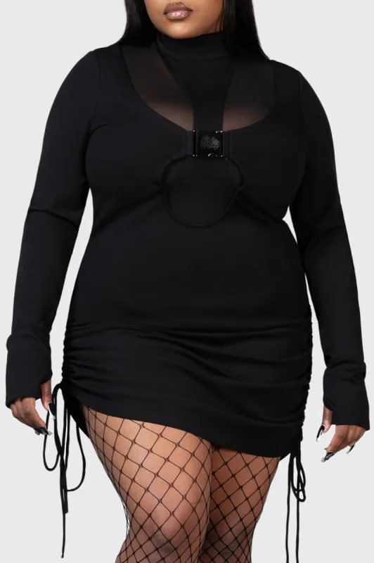Shadows Dress [PLUS] sold by Killstar