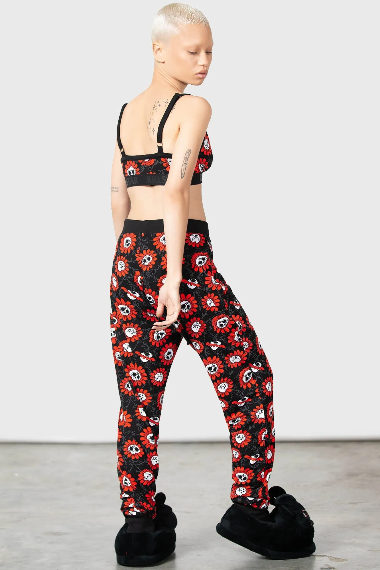 Gloomy Blossom Lounge Pants sold by Killstar product image thumbnail 3