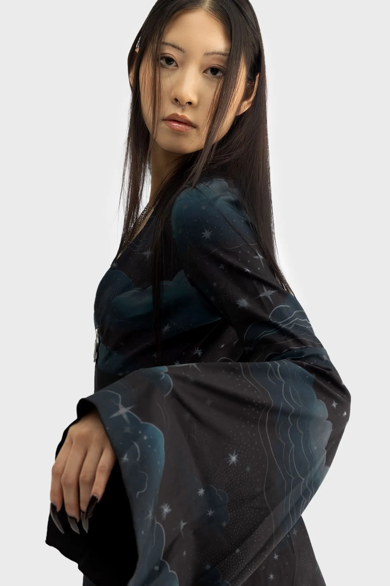 Dreamanicon Midi Dress sold by Killstar product image thumbnail 2