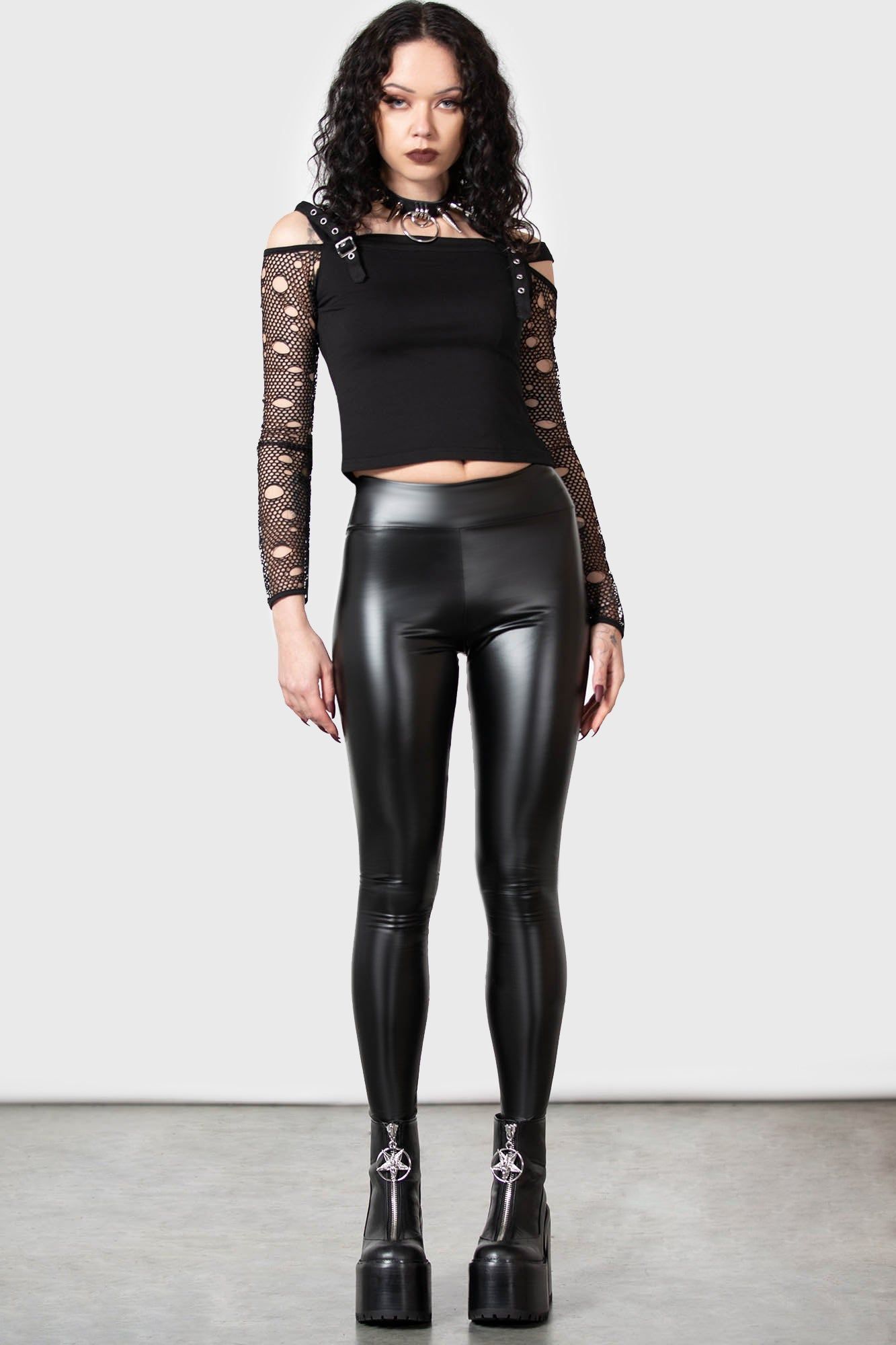 Haunted Vampiress Leggings Resurrect sold by Killstar product image thumbnail 4