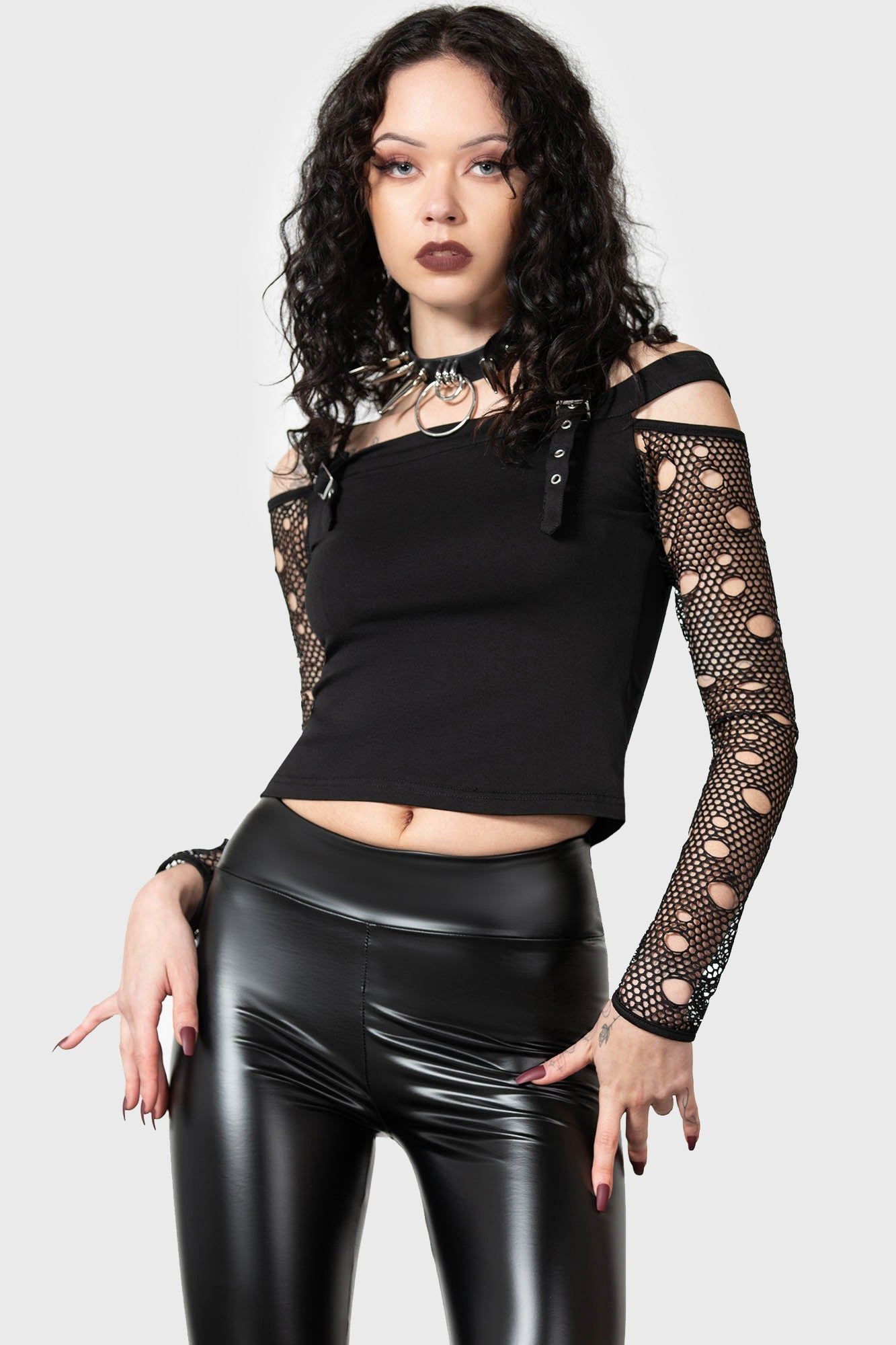 Haunted Vampiress Leggings Resurrect sold by Killstar product image thumbnail 3