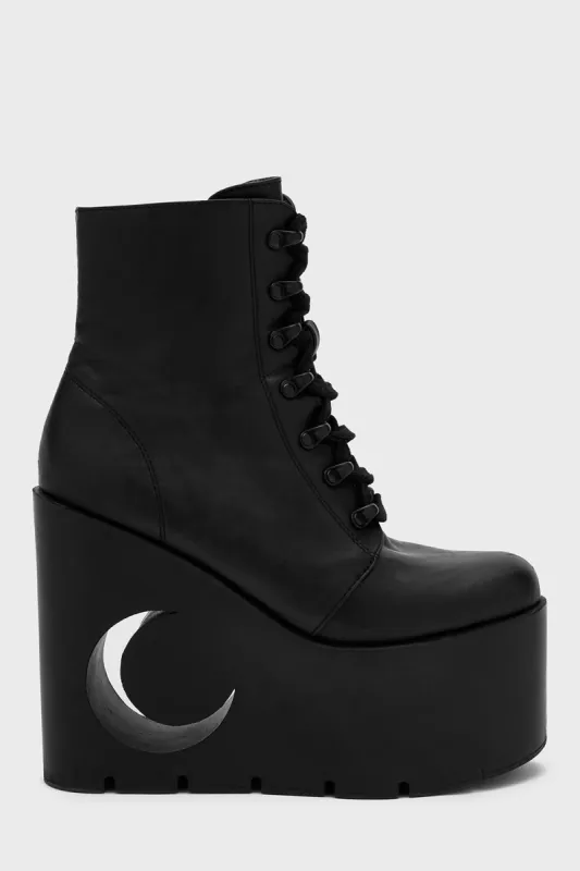 Crescent Boots sold by Killstar