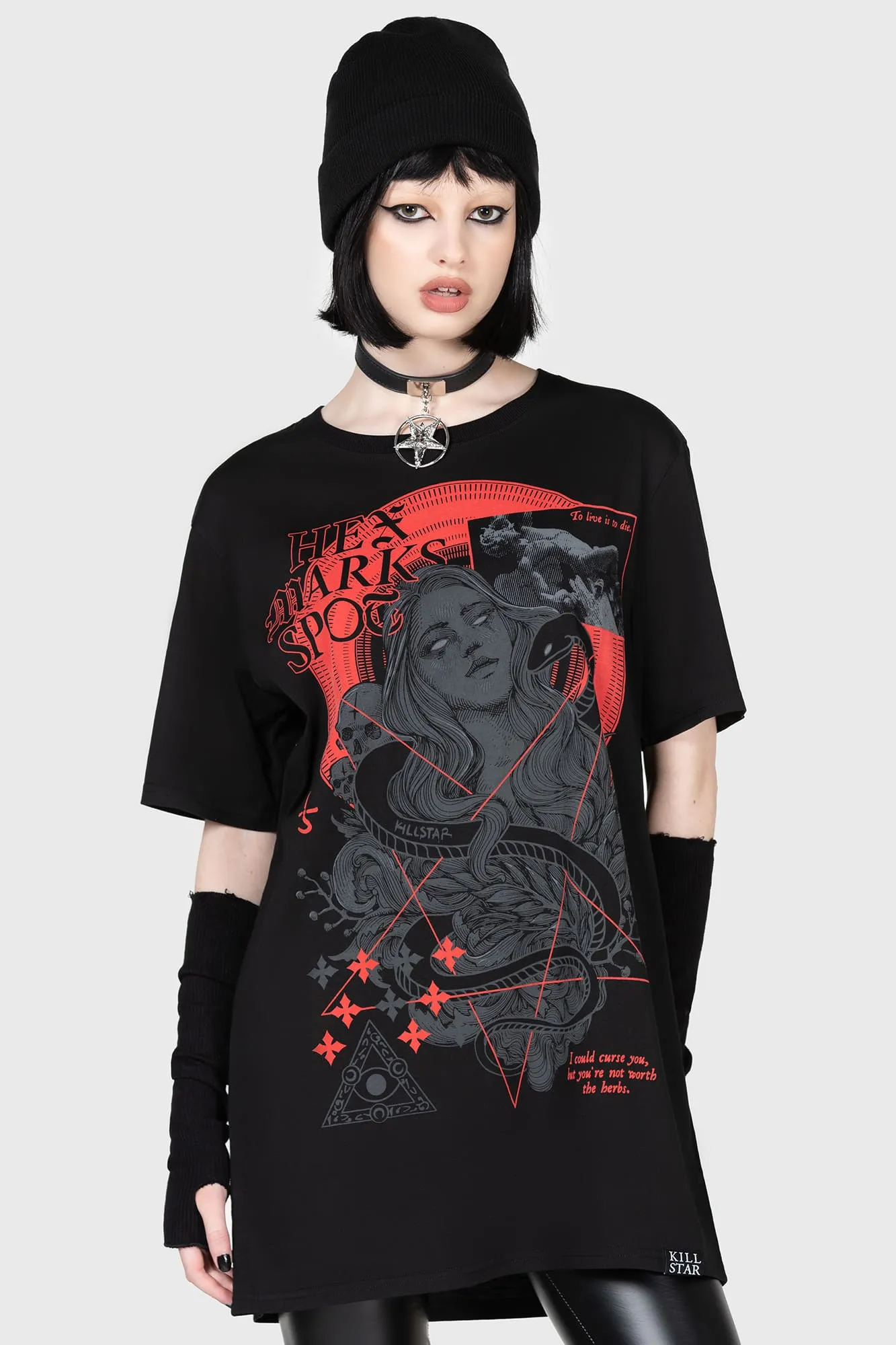 Hex Marks T-Shirt sold by Killstar product image thumbnail 2