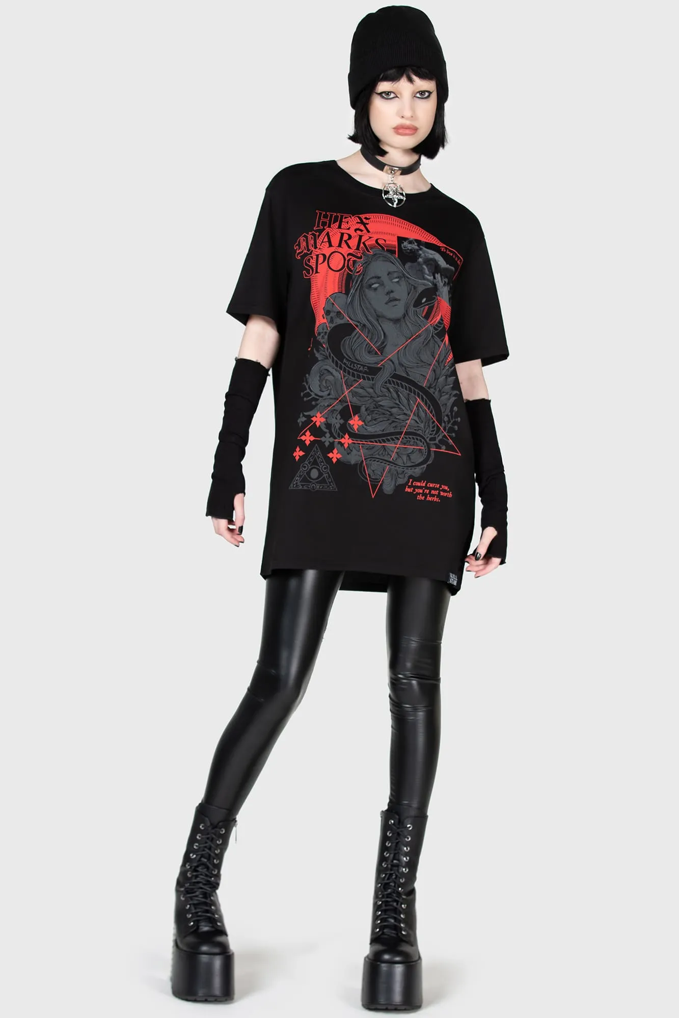 Hex Marks T-Shirt sold by Killstar product image thumbnail 3