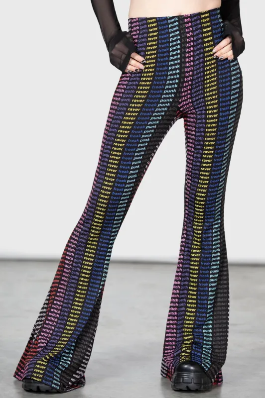 Freakout Flares made by Killstar