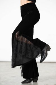 Mahina Velvet Bell Bottoms sold by Killstar
