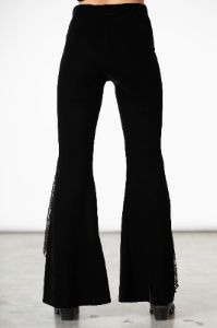 Mahina Velvet Bell Bottoms sold by Killstar