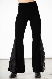 Mahina Velvet Bell Bottoms sold by Killstar