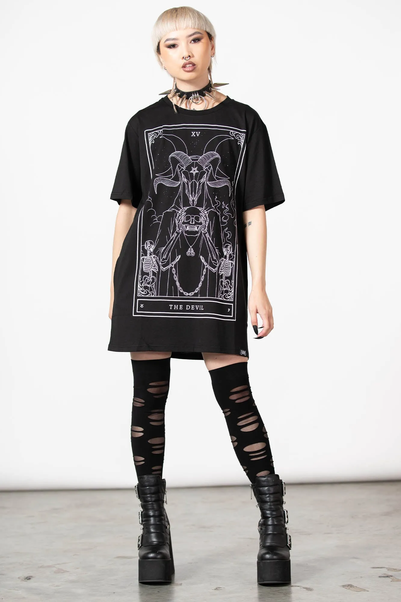 Soul Card T-Shirt sold by Killstar product image thumbnail 3