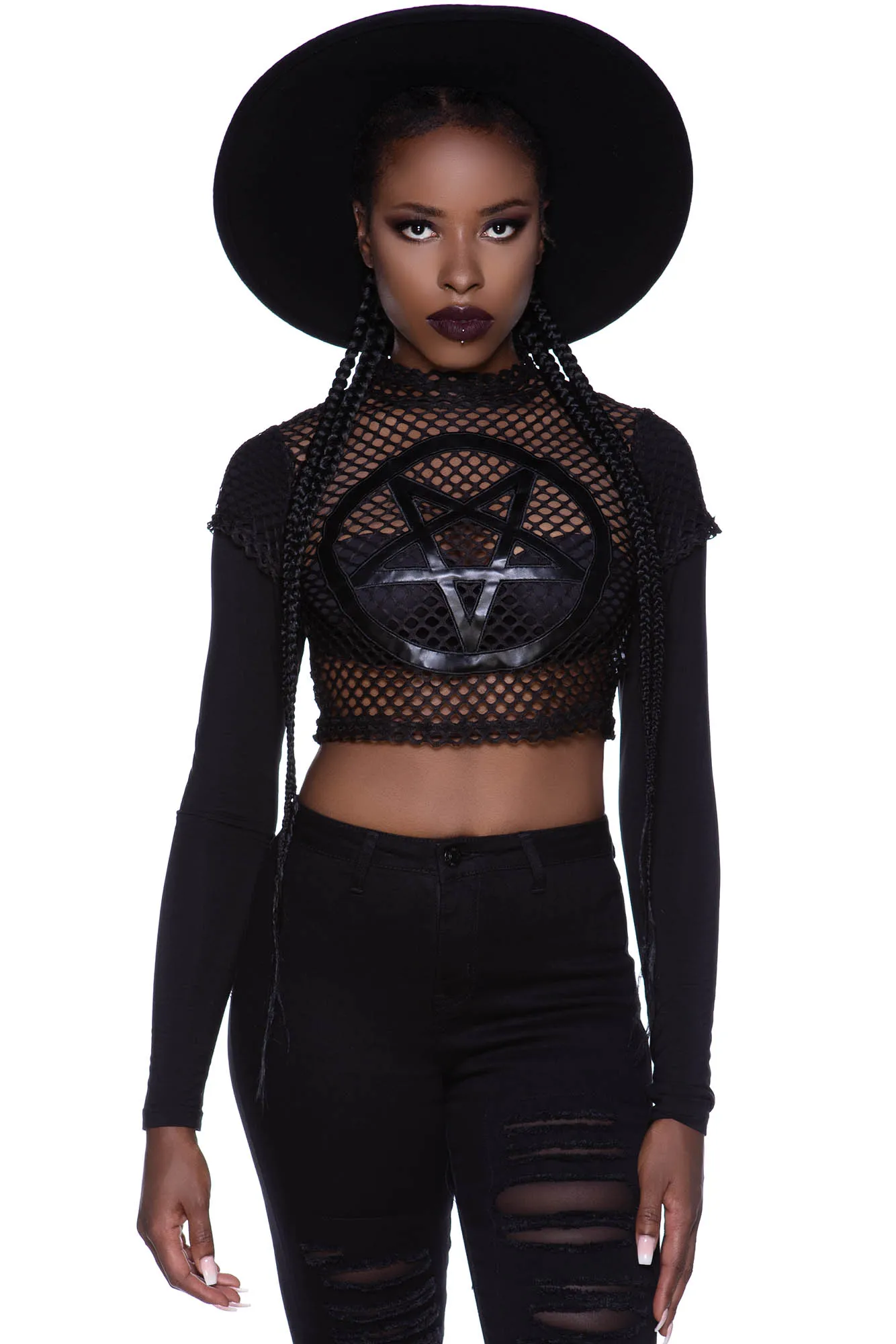 Apostasy Crop Top - Resurrect sold by Killstar product image thumbnail 2