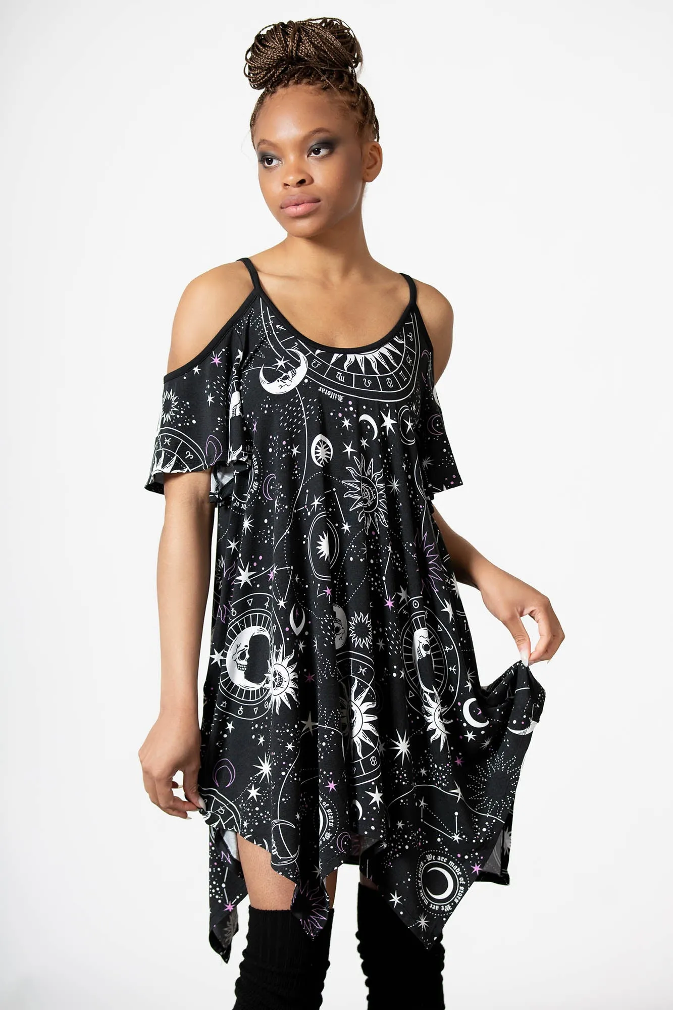 Zodiac Lounge Dress sold by Killstar product image thumbnail 2