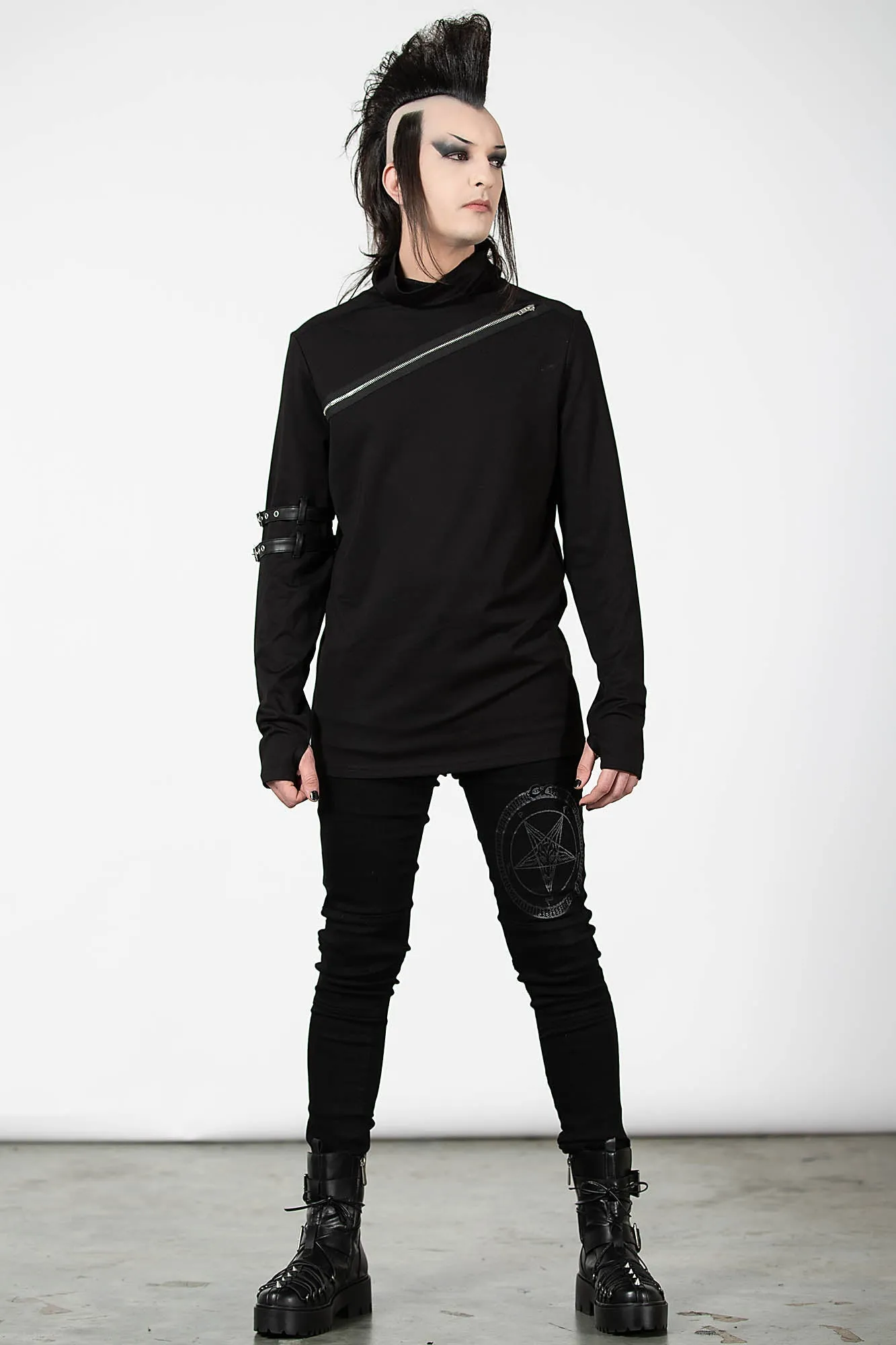 Meridian Long Sleeve Top sold by Killstar product image thumbnail 4