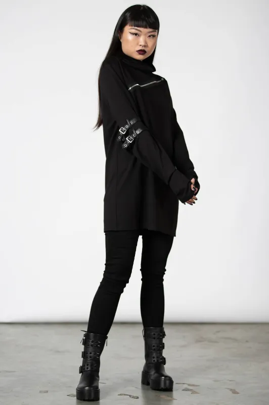 Meridian Long Sleeve Top sold by Killstar