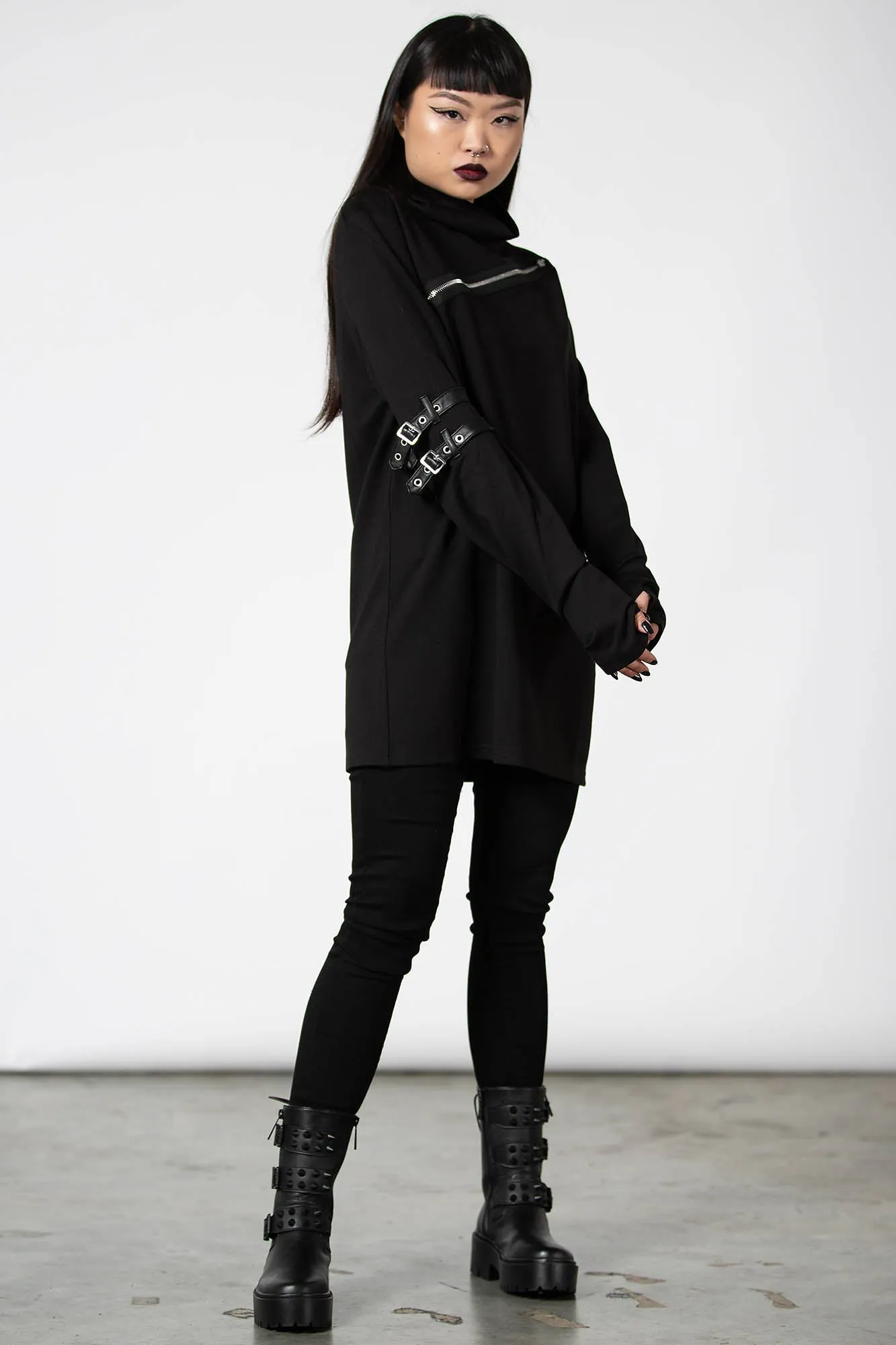 Meridian Long Sleeve Top sold by Killstar