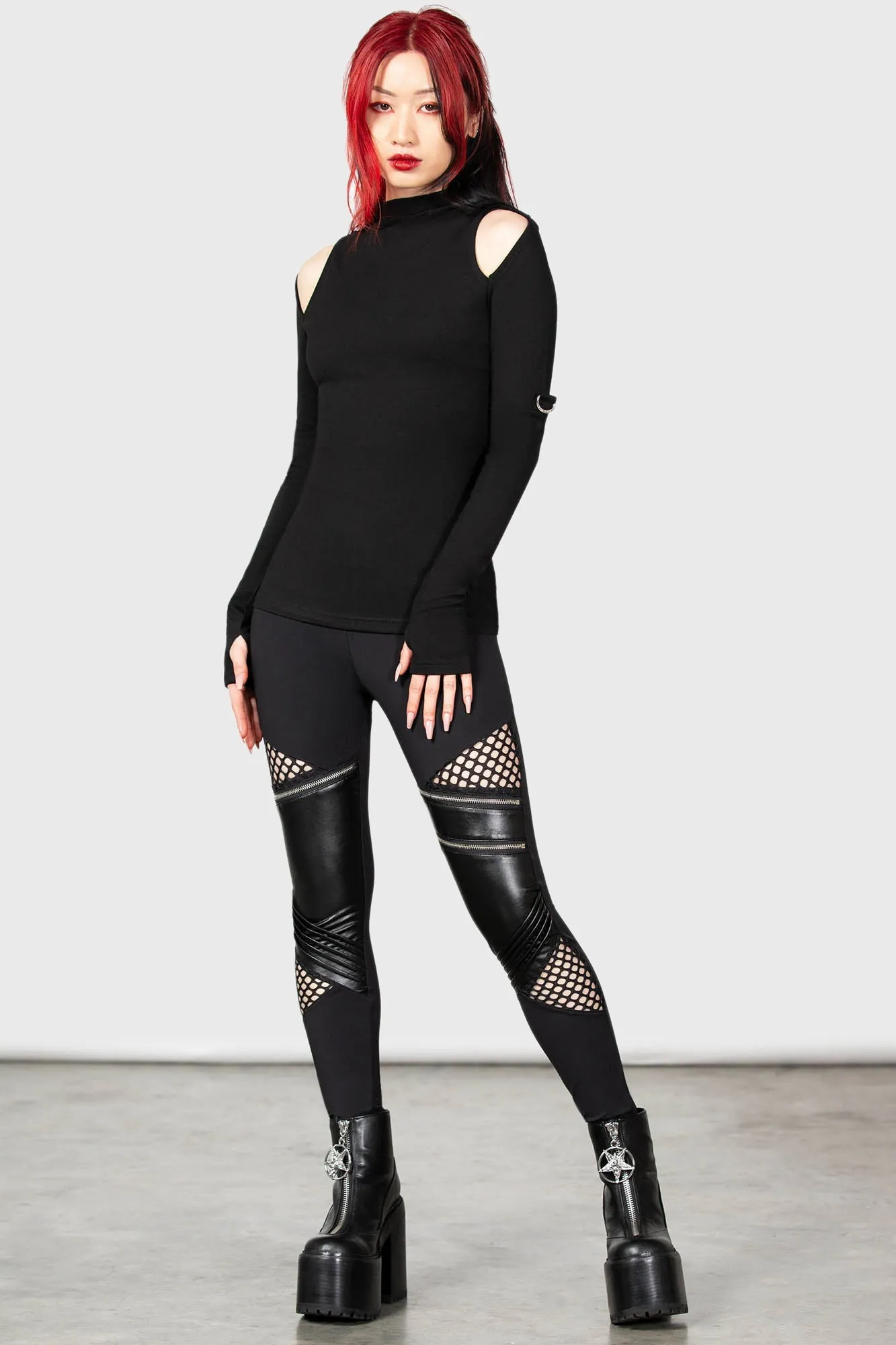 Nebula Long Sleeve Top - Resurrect sold by Killstar product image thumbnail 2
