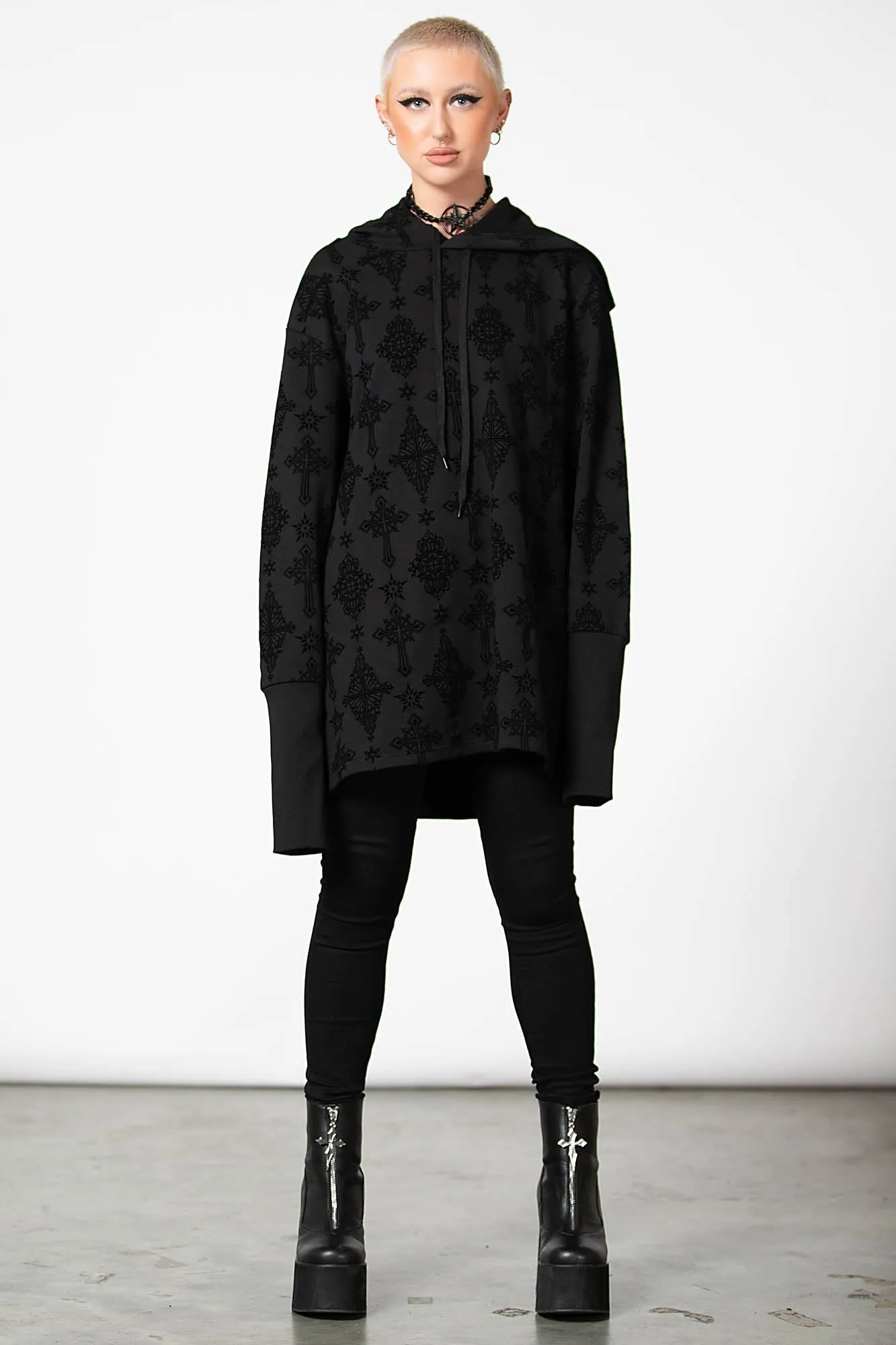 Atomas Pull-Over Hoodie sold by Killstar product image thumbnail 3